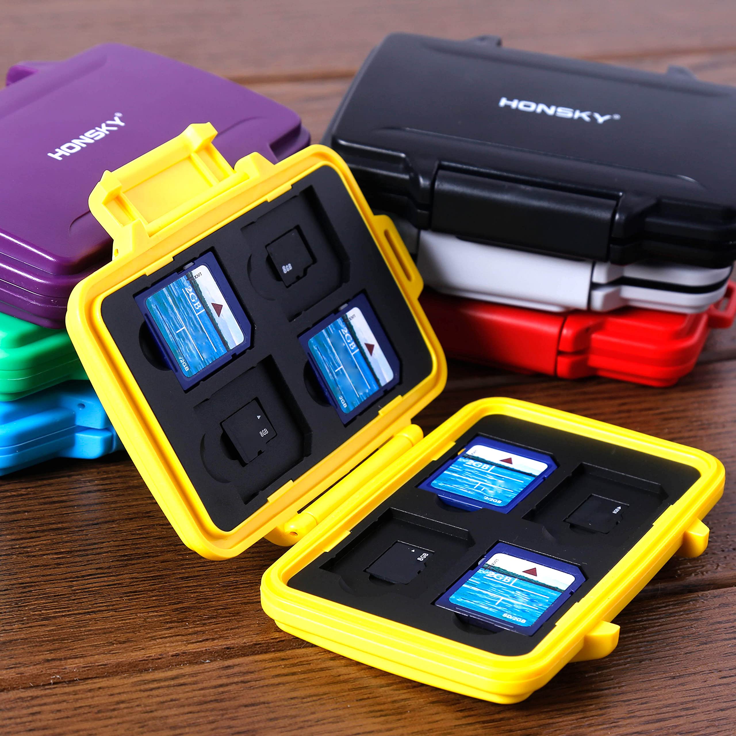 Amazon.co.jp: Honsky SDカードホルダー 防水メモリーカード