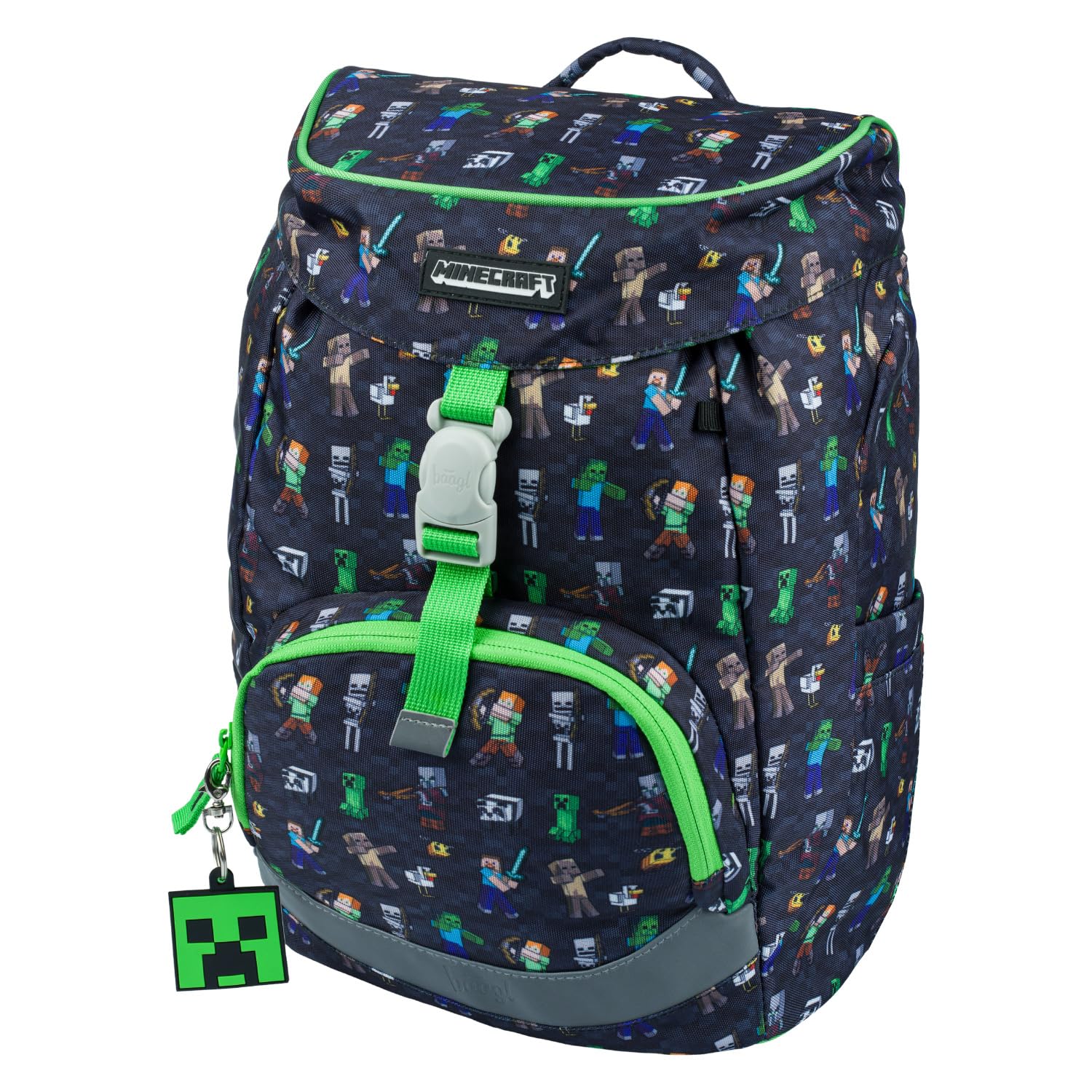 Baagl Mochila escolar para niños y niñas de 1ª clase, mochila escolar ultraligera, mochila escolar, mochila escolar, mochila escolar