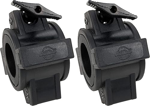 ADJ Productos O-clamp 1.5 1.5-Inch Plastic o Clamp 360 grados Wrap Around Clamp (Pack de 2)