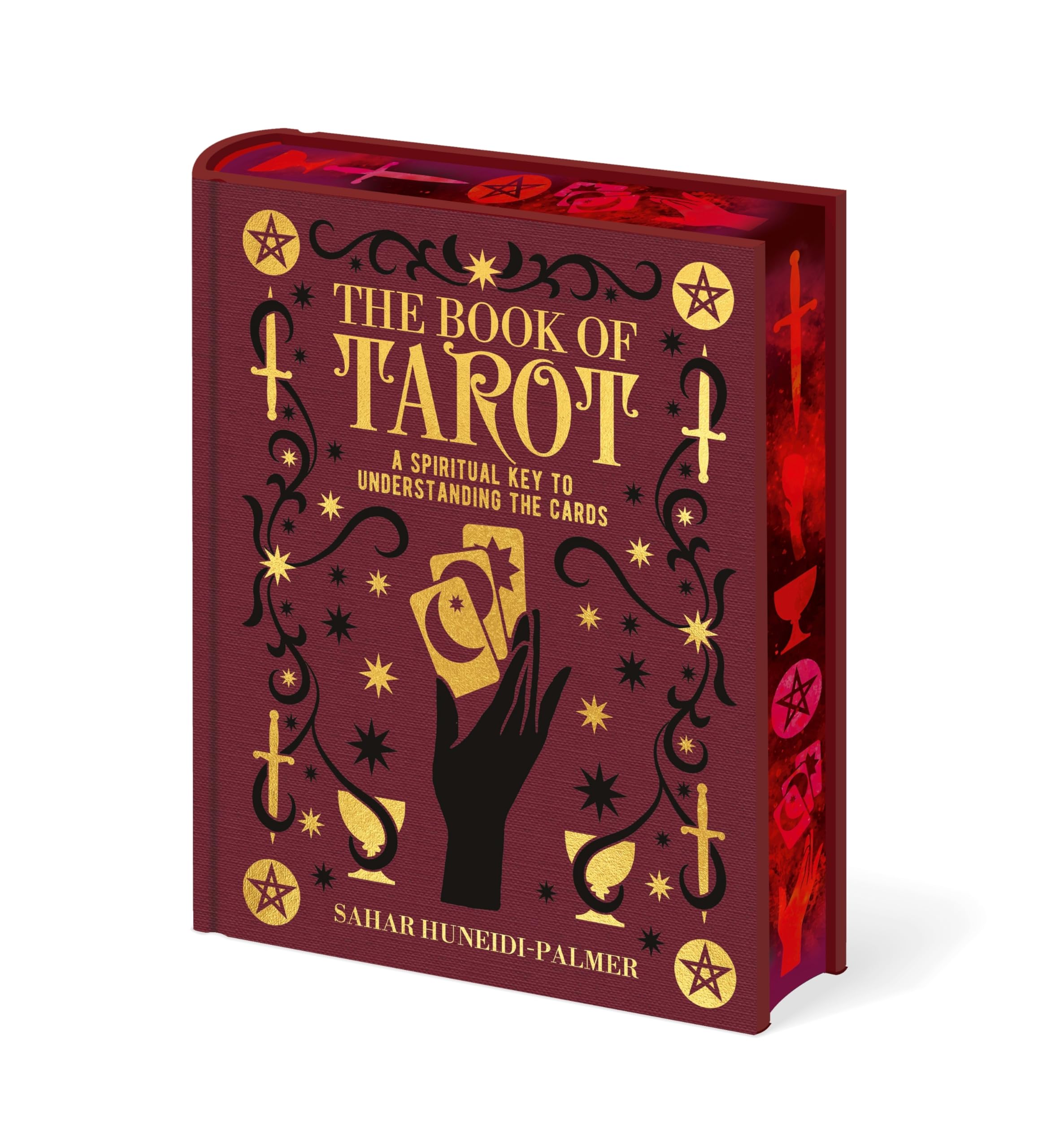 The Book of Tarot by Sahar Huneidi Palmer Hardback