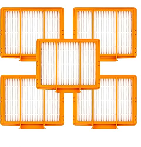 Miniatura 4 de Paquete de 5 filtros HEPA de repuesto compatibles con Shark ION, IQ, EZ AI Series Vacuum AV2501AE RV1001AE AV910/911S/912S/915S AV753 RV100AE Azul