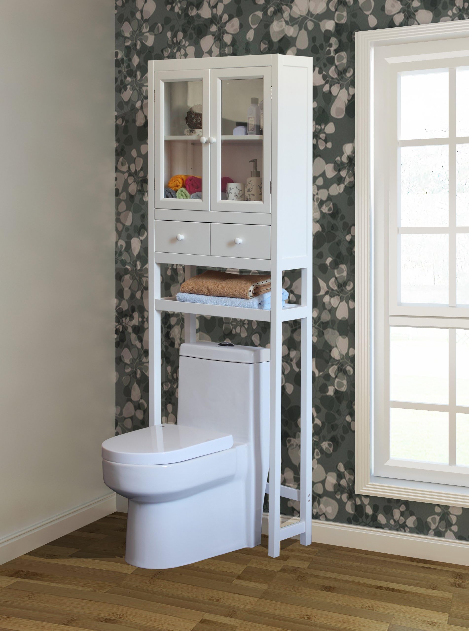Zest Avenue Space Saver Over the Toilet Cabinet - White