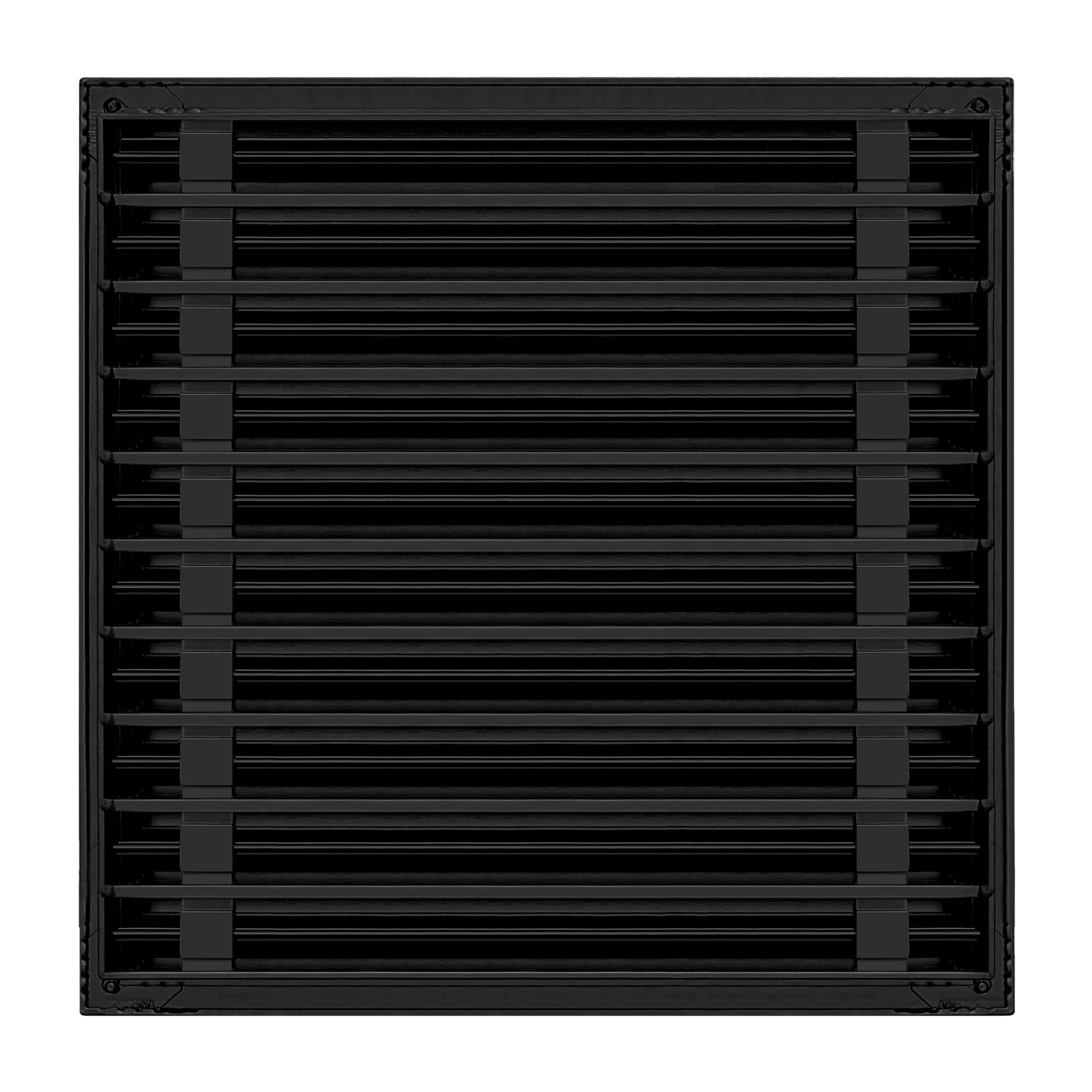 BUILDMART - 20x20 Modern AC Vent Cover - Decorative Black Aluminum