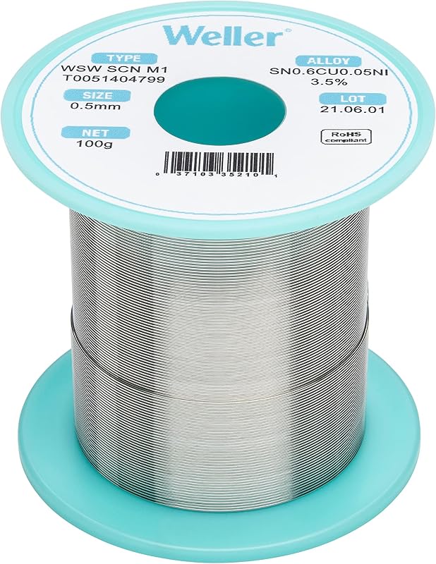 Cable de soldadura Weller WSW SCN M1, 0,5 mm, 100 g | T0051404799