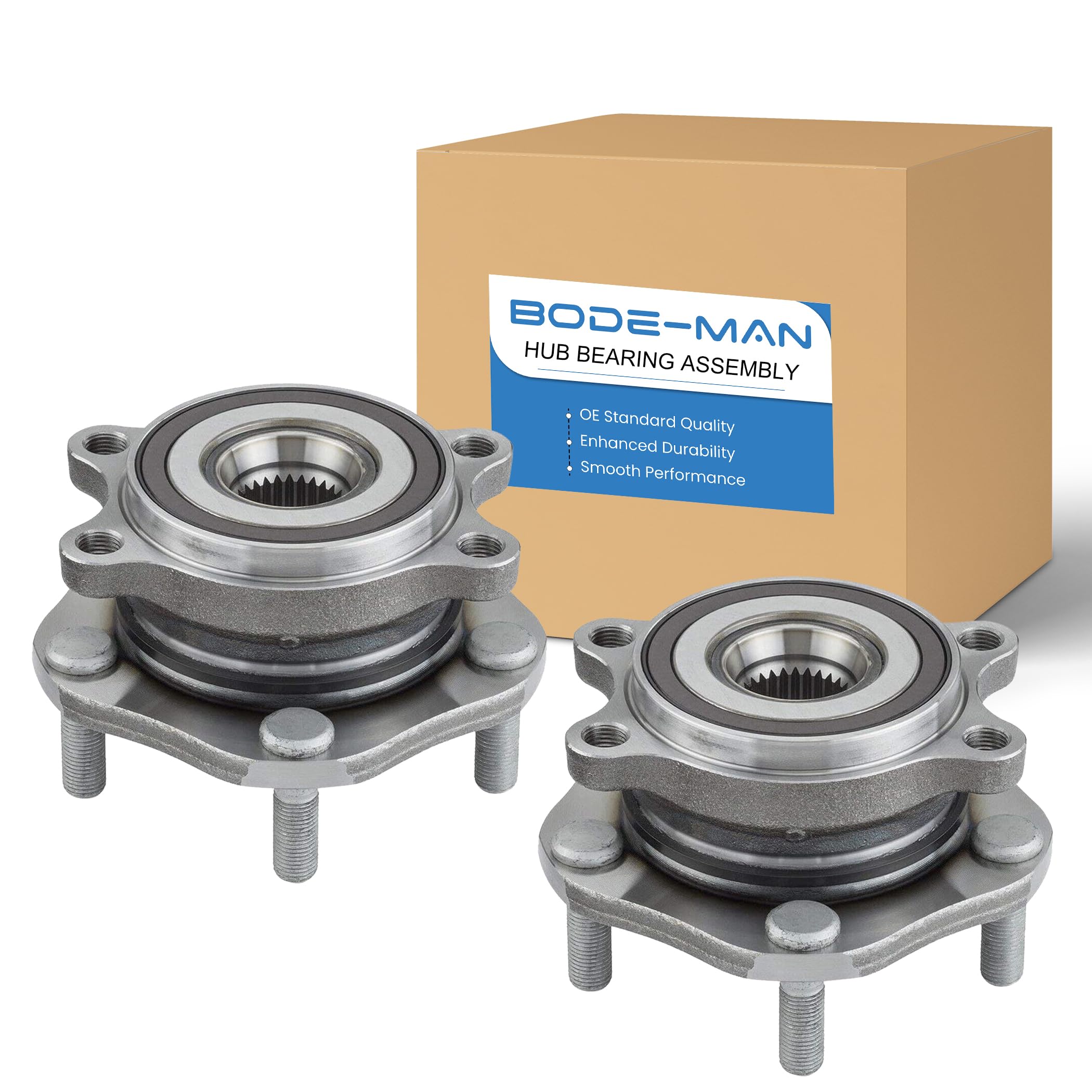 Amazon.com: Bode-man Front Wheel Hub & Bearing Assembly Pair