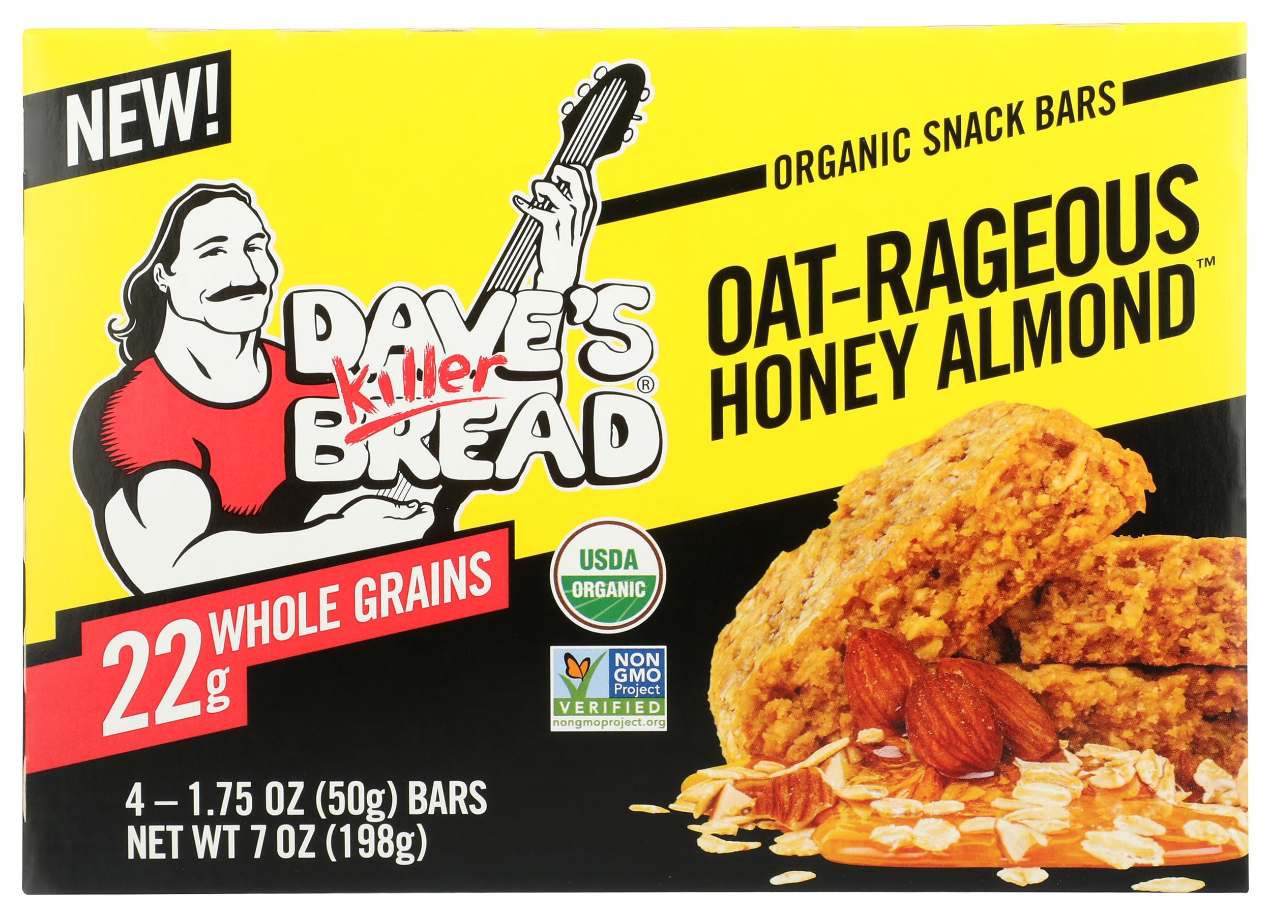 BED&BREAKFAST オールインワン ★送料無料  GREED/B&B Amazon.com: Dave's Killer Bread Organic Snack Bar, Oat-Rageous