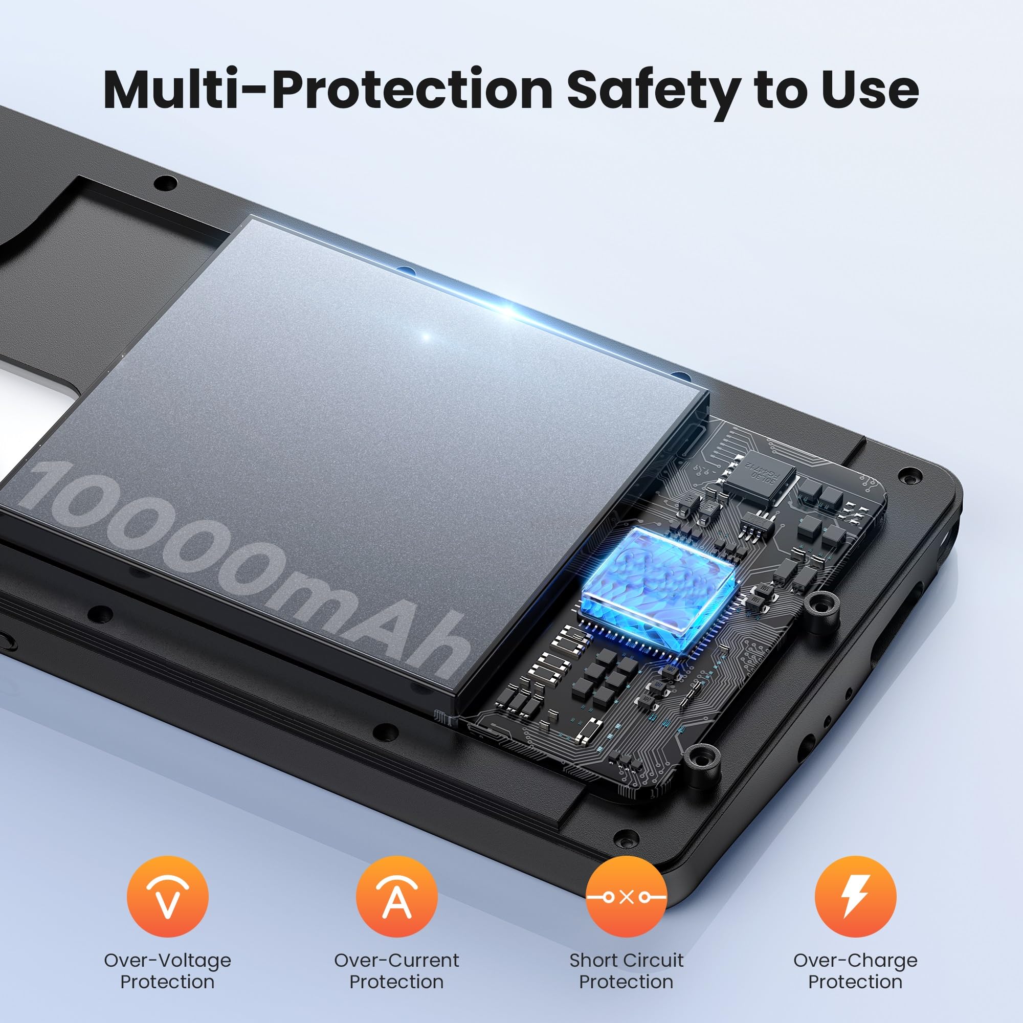 Custodia Batteria per Samsung Galaxy S24 Ultra, Custodia Batteria - Cover di Ricarica Wireless Intelligente, Custodie di Alimentazione Portatili, Caricabatterie Esterno Ricaricabile