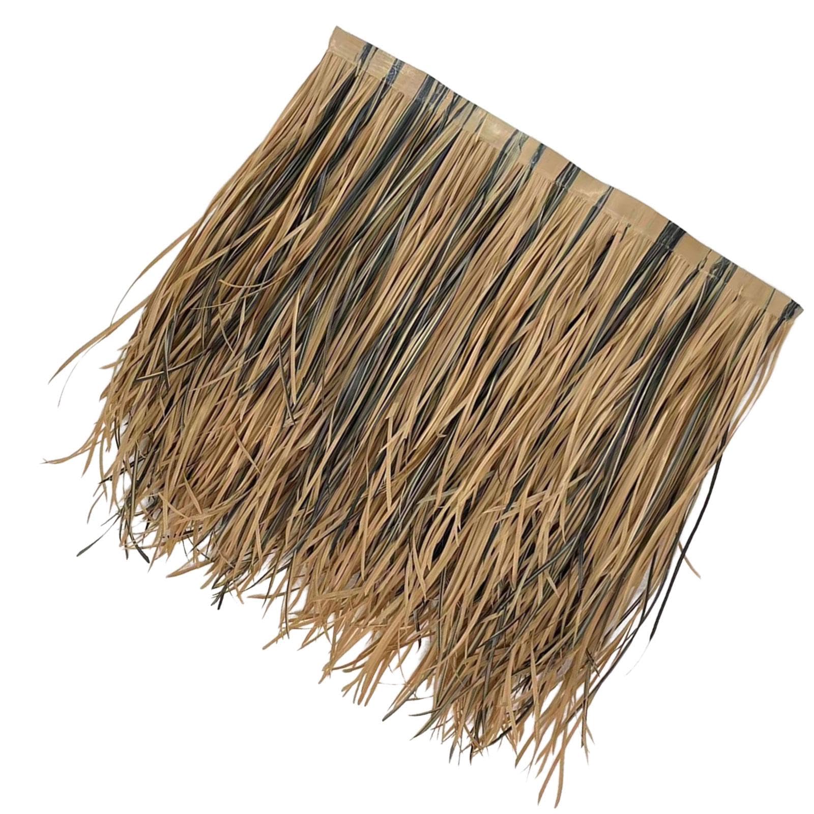 CALANDIS™ Straw Roof Thatch Fake Grass Skirting Roof for Thatch Roofing Garden Outdoor Style D | Synthetic Grass | Landscaping & Garden Materials | Gardening Supplies | Yard, Garden & Outdoor Living-image-45