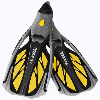 Aqua Speed Snorkel Fins Long Adult I Diving Fins for Men and Women I Fins Snorkelling I Diving Fins I Swimming Flippers I Swim Fins I Swimming Pool I INOX