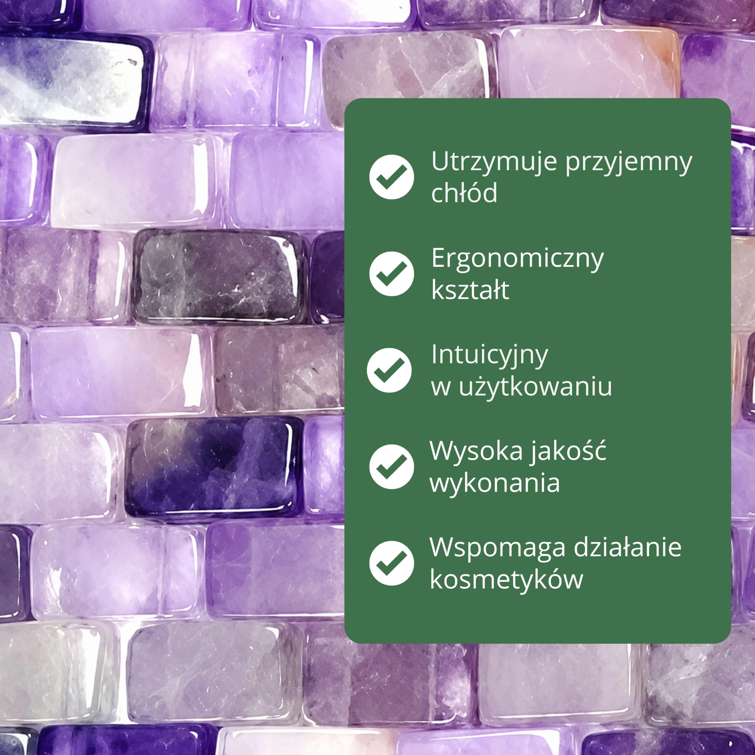YEYE Made in Nature Maska na twarz z fioletowego ametystu 100% Naturalna