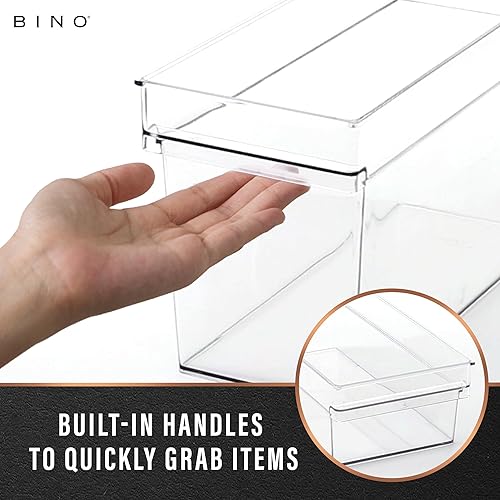 Miniatura 2 de BINO Contenedores de almacenamiento de plástico, medianos LA COLECCIÓN THE HANDLER Contenedores organizadores multiusos Organizadores y
