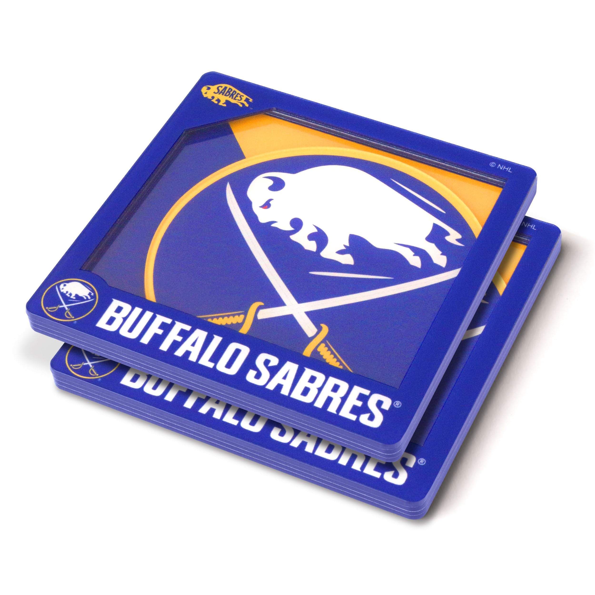 NHL Boston Bruins 3D Logo Series Coasters