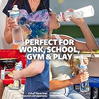 Vista 8 de Cirkul Kit Inicial de Botella de Agua de Plástico Libre de BPA de 22oz con Tapa Azul, 3 Cartuchos de Sabor