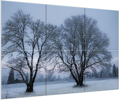 Miniatura 1 de JBER Paneles acústicos artísticos, paquete de 6 pinturas autoadhesivas de pared grandes para decoración de pared, paneles absorbentes de sonido para