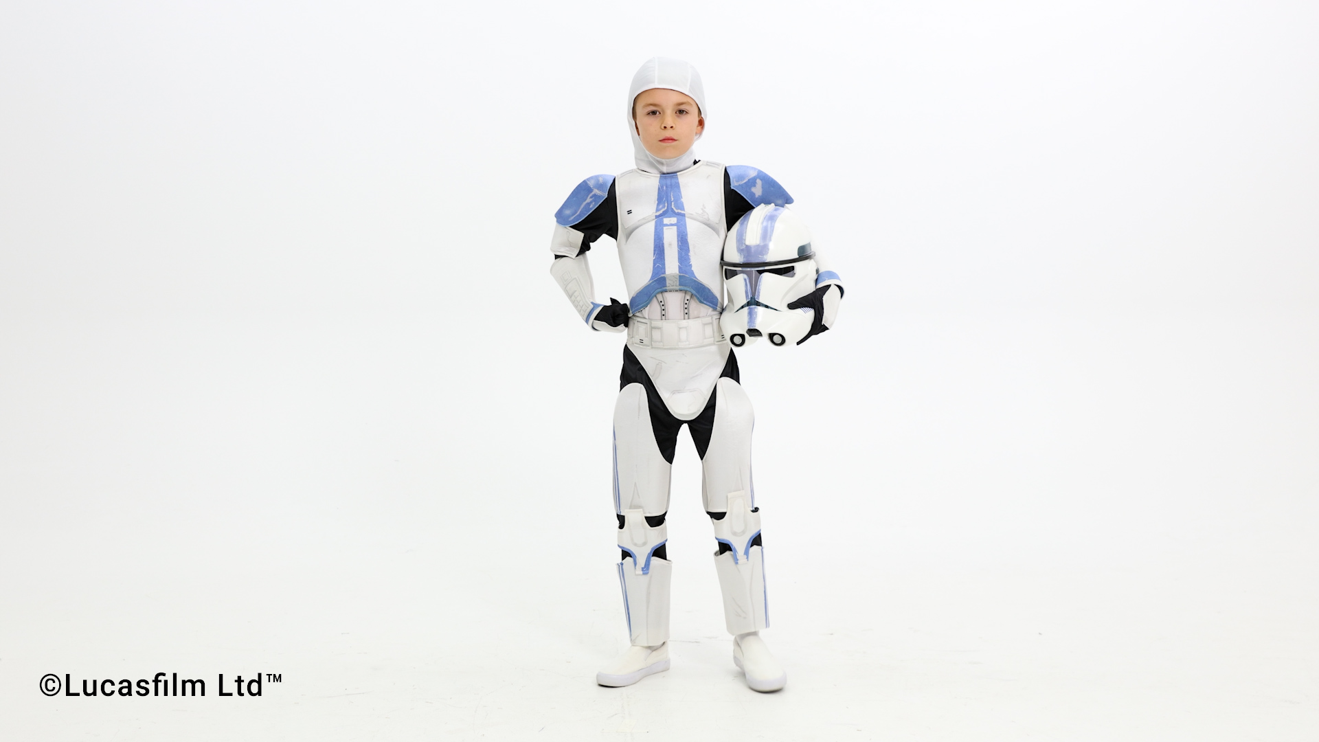 Disfraz Deluxe Clone Trooper de Star Wars para Niños miniatura 7