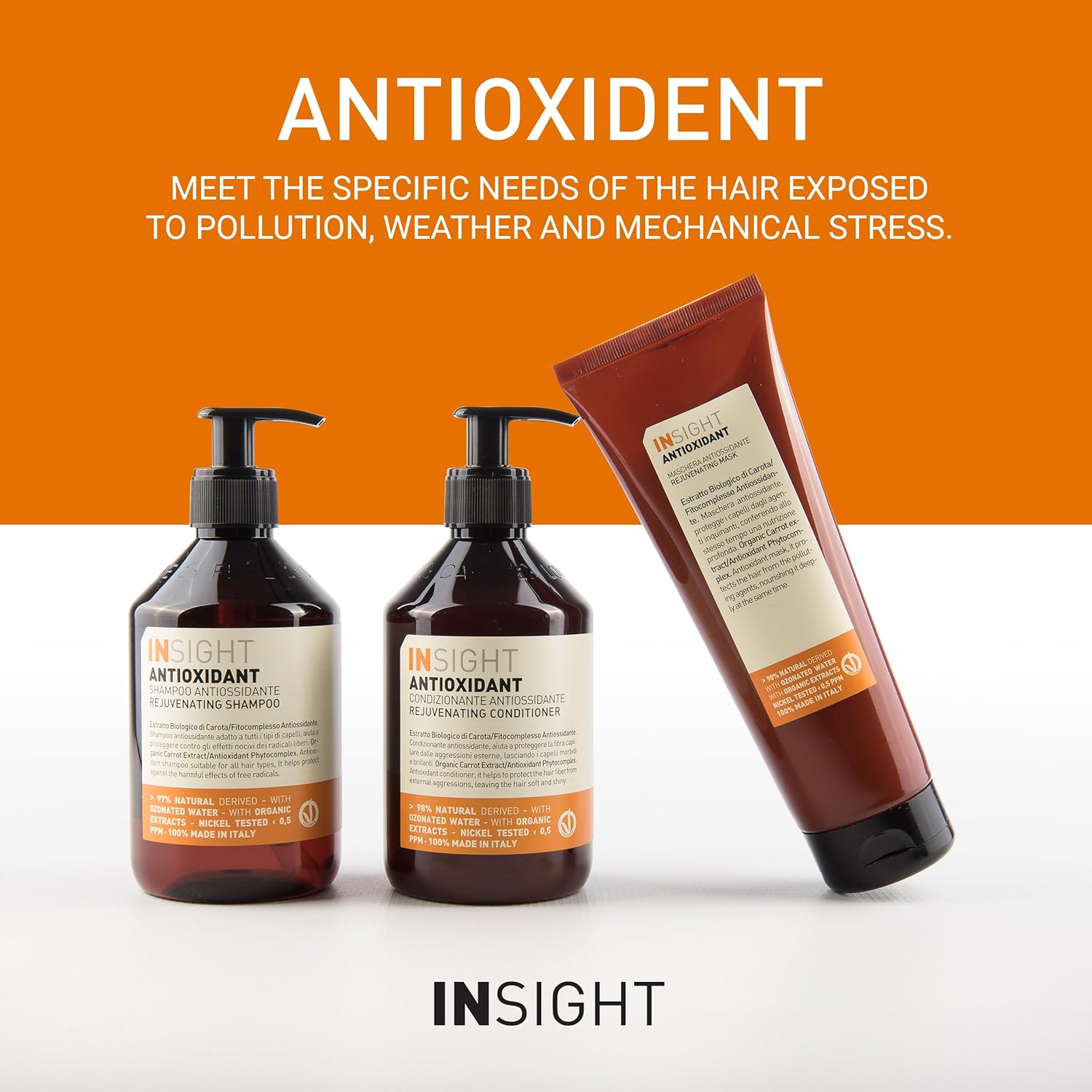 Insight Rejuvenating Shampoo with Botanical Antioxidant Phytocomplex & Beta-Carotene for Damage Protection & Restored Vitality 30.4 Fl. Oz. / 900 mL - Image 6