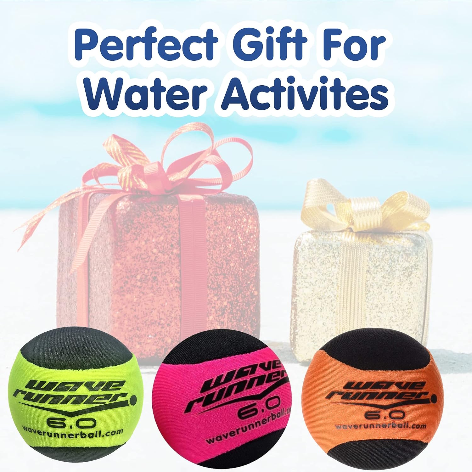 Wave Runner 6.0 Water Pool Bouncing Ball 1 Ball (Random Color)