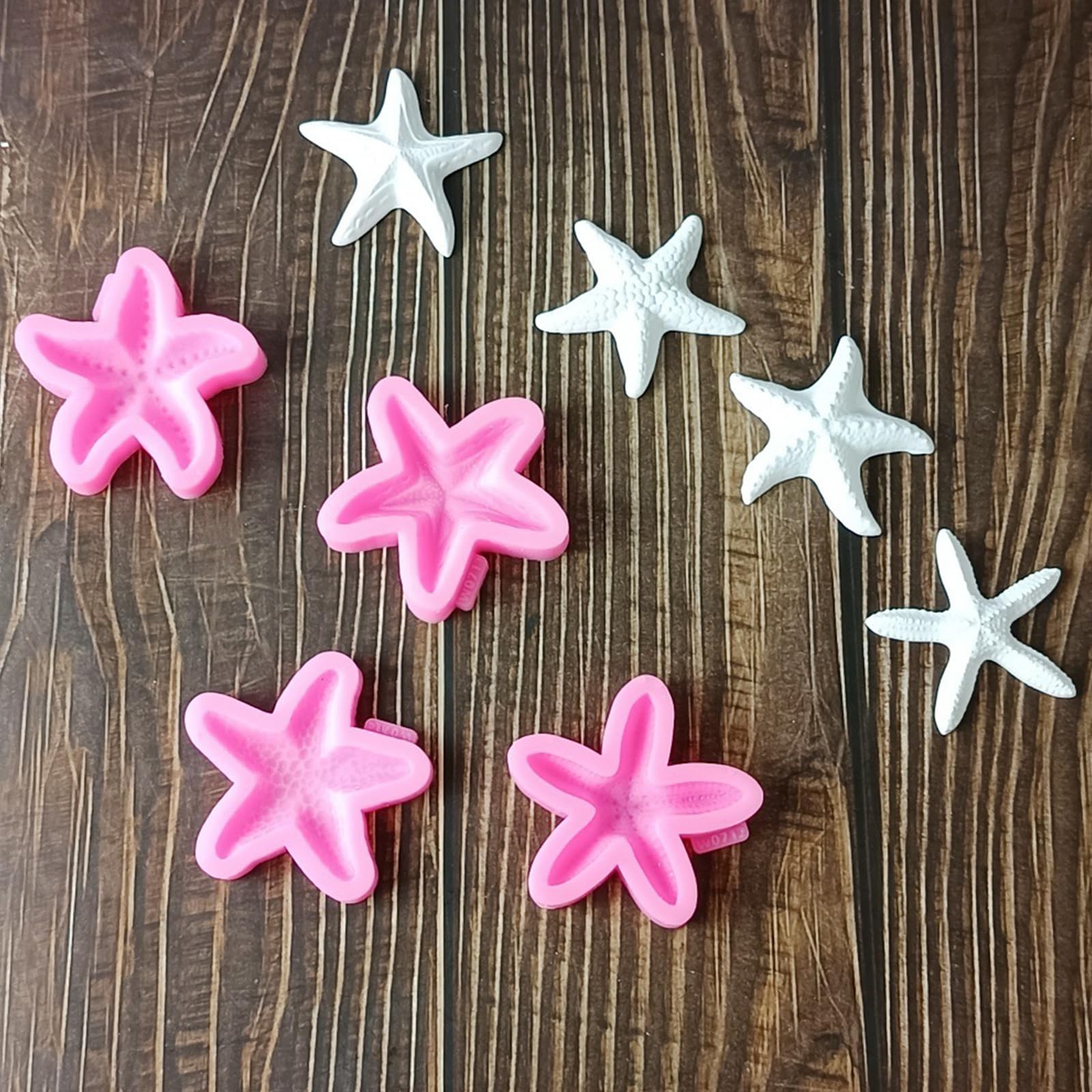 Set Di 4 Stampi In Silicone Per Candele A Tema Marino – Creature Marine Per Cioccolato, Sapone, Resina E Fondente, Per Feste E Fai-da-te