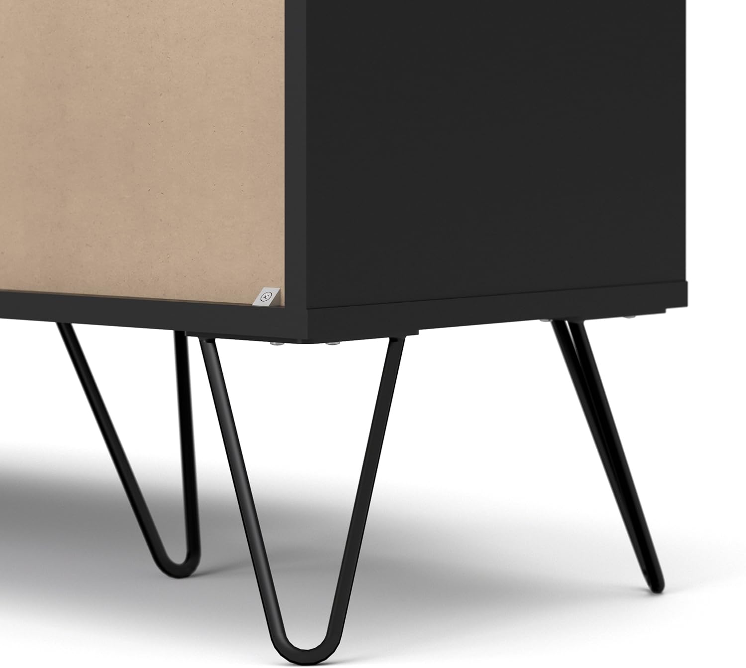 Tvilum Glasgow TV Stand with doors and drawer open