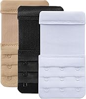 Vista 1 de Extensores de brasier para mujer, 4 ganchos, 3 ganchos, 5 ganchos, 2 ganchos, correa de extensión de brasier elástica suave y cómoda