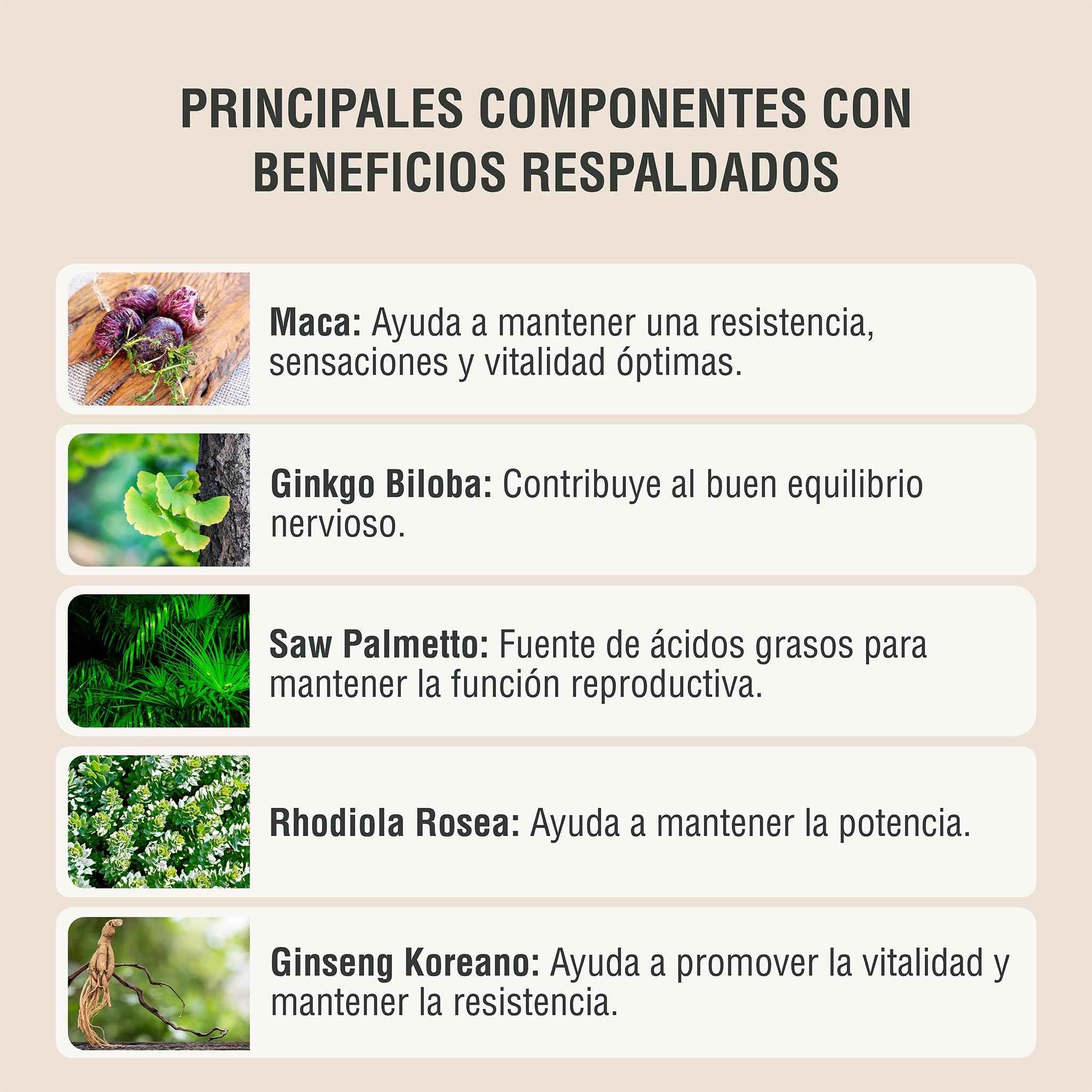 Adaptoheal Menheal - Adaptógenos para la Testosterona - 90 Cápsulas | Con maca negra, tríbulus, saw palmetto, ginkgo y ashwagandha, para el hombre, vegano, sin gluten, laboratorio español