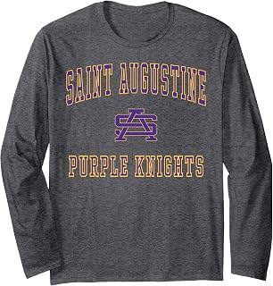 St. Augustine High School Purple Knights Long Sleeve T-Shirt
