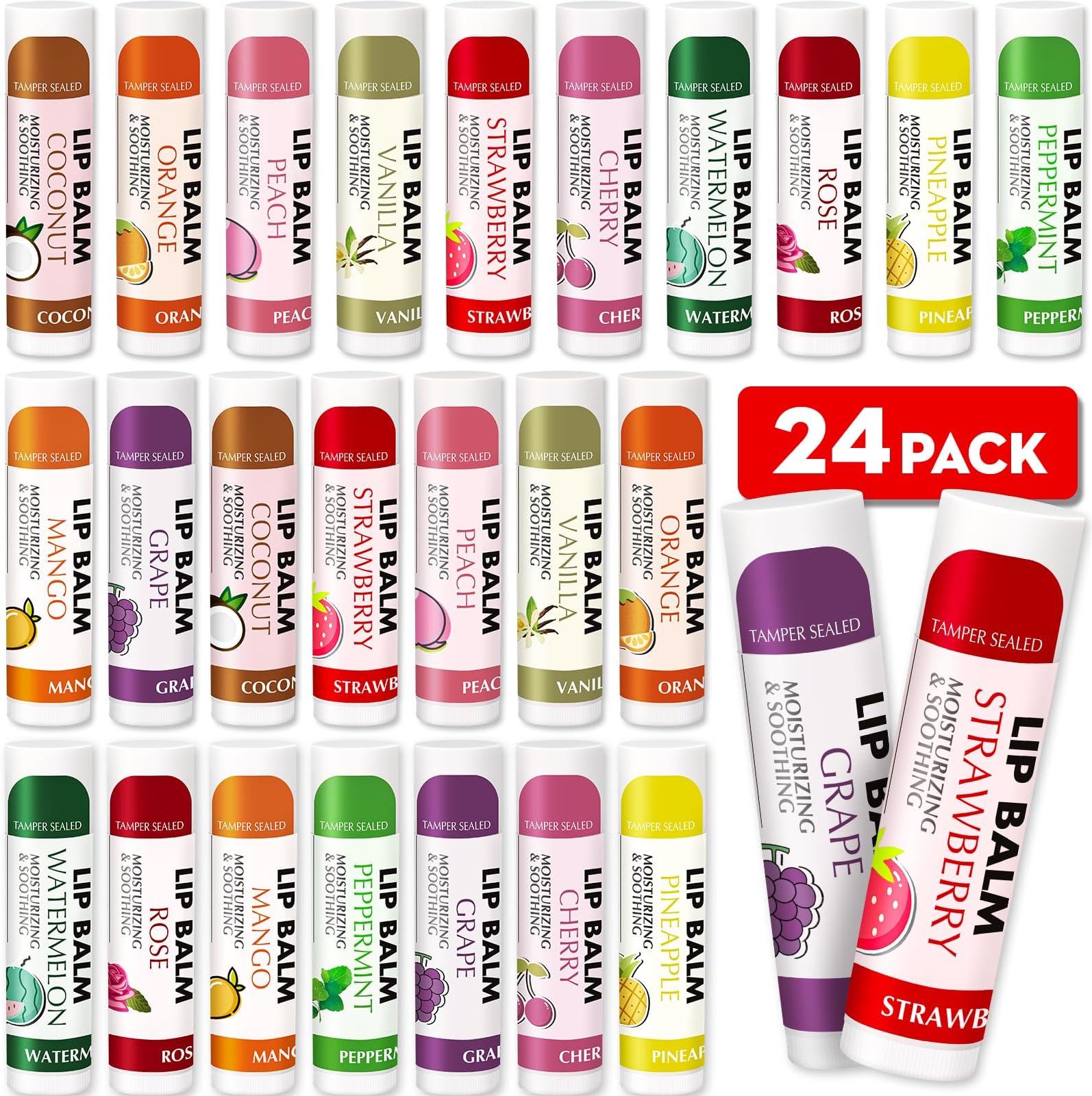 ChapIce Assorted Mini Lip Balm with Fishbowl Includes