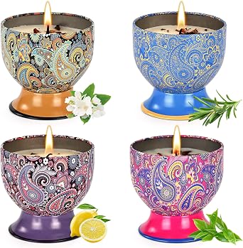 Candles, Scented Candle Sets, Aromatherapy Candle,Gift Candle,100% Soy Wax Candles,Natural Non-Toxic Sleep-Inducing Candle,Suitable for Home Use,Travel, Office Settings,Yoga,and As Unisex Gifts.