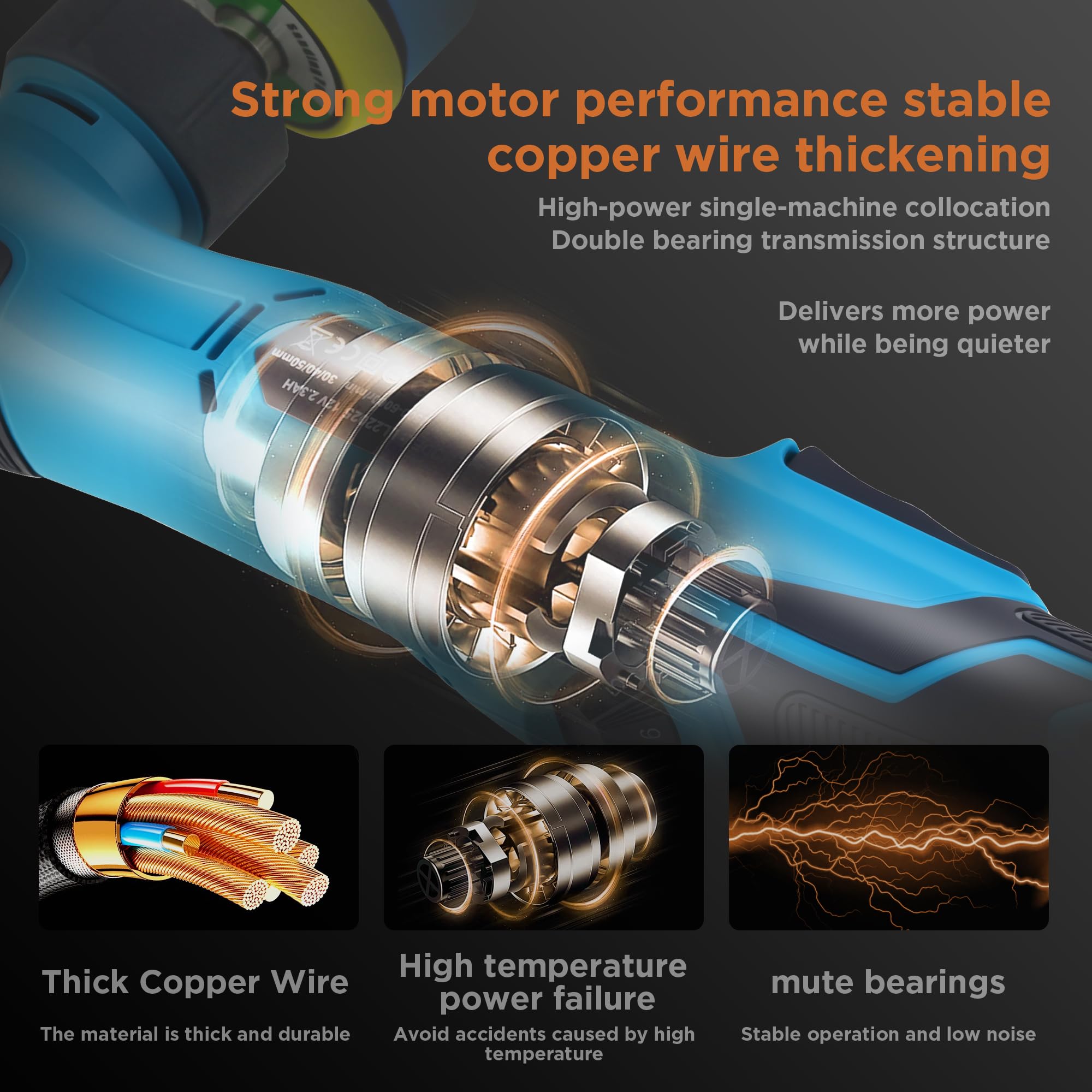 Cordless Mini Polisher - Car Detailing Buffer -3
