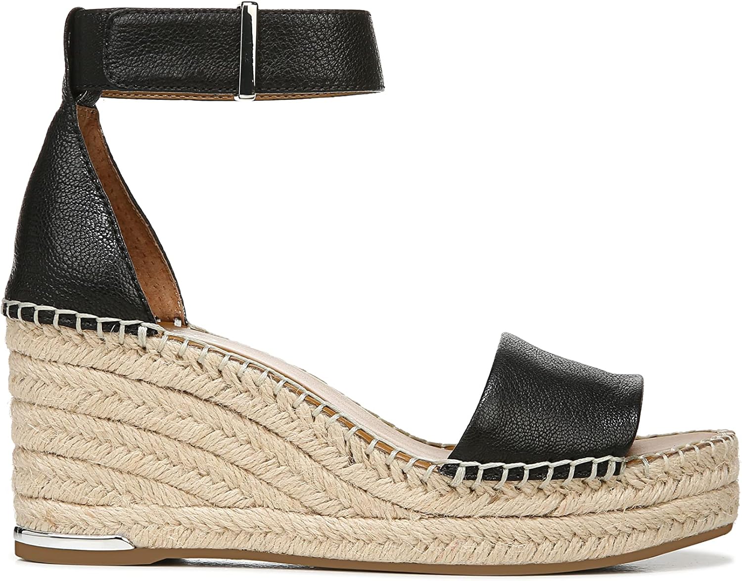 Franco Sarto Womens Clemens Raffia Espadrille Wedge Sandals - Image 6