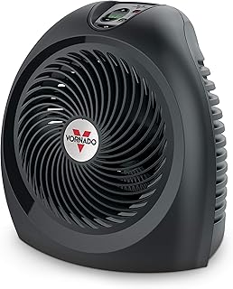 Vornado AVH2 Advanced Whole Room Heater with Automatic Climate Control, Timer, Fan Only Option, Black