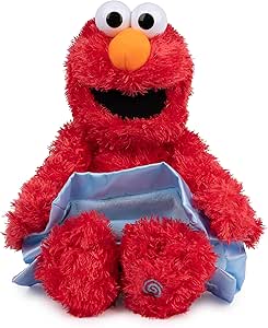 GUND Sesame Sesame Street Official Peek-a-Boo Elmo Animated Muppet Plush, Premium Plush Sensory Toy for Ages 18 Months &amp; Up, Red/Blue, 15”