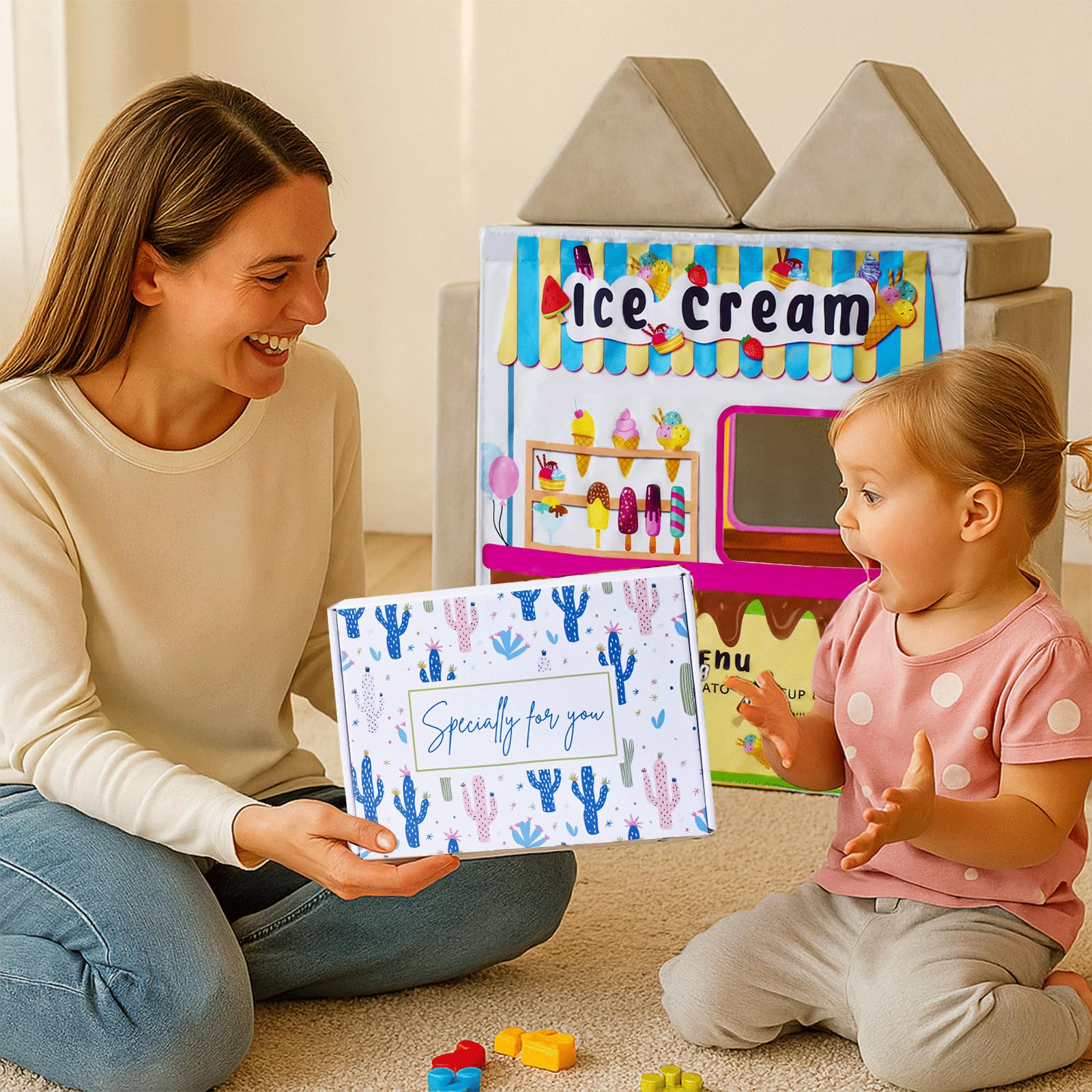 Panel de juego para niños, sofá de juegos para niños, panel de juego de lavado de autos para sofá de espuma para niños pequeños (sofá de juego no incluido) 8