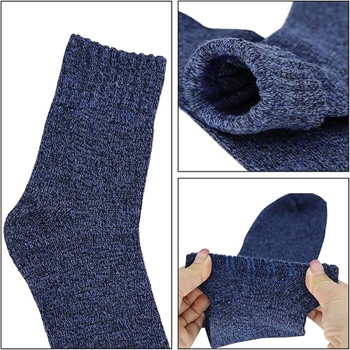 Miniatura 4 de YQHMT Calcetines de lana para mujer, regalos de invierno, cálidos, gruesos, térmicos, vintage, suaves, calcetines para calcetines, regalo de Navidad