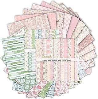 48 Sheets/48 Designs Scrapbook Paper 12x12 Inches - 160gsm Double-Sided ...