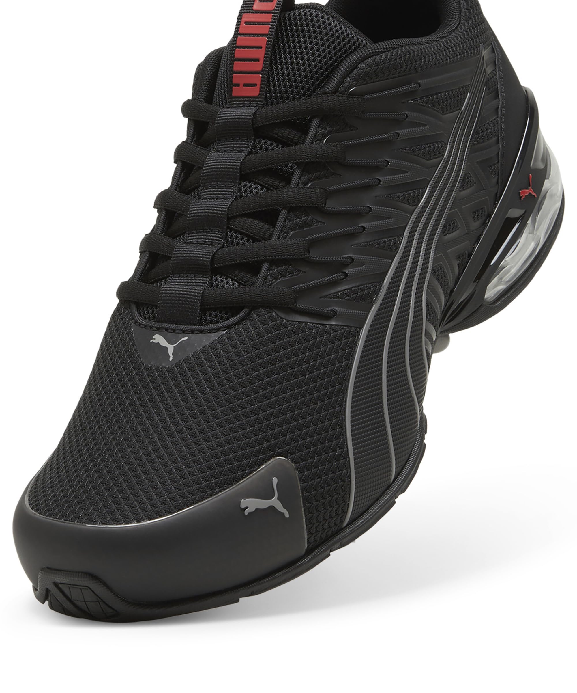 PUMA Voltaic Evo Cross Trainer pour Homme, Noir/Rouge pour Tous Les Temps