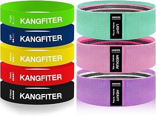 Non-Slip Fabric Resistance Bands for Working Out, Loop Exercise Bands for Booty Leg, Butt, Glute, Stretch Workout Bands for Women & Men, Hip Elastic Bands for Home Gym Fitness, Yoga, Pilates