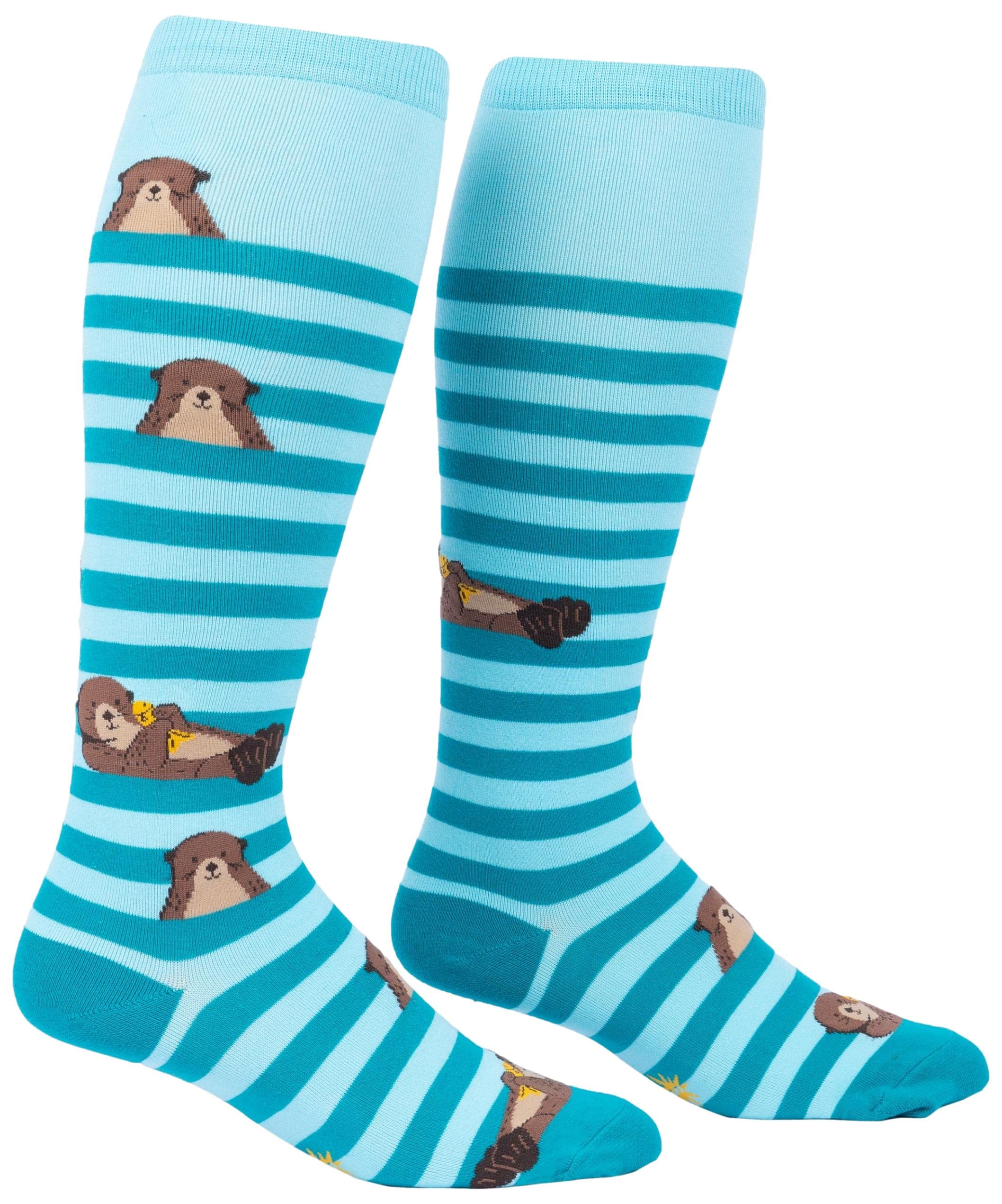 Sock It To MeWide-Calf Stretch, Knee High Socks