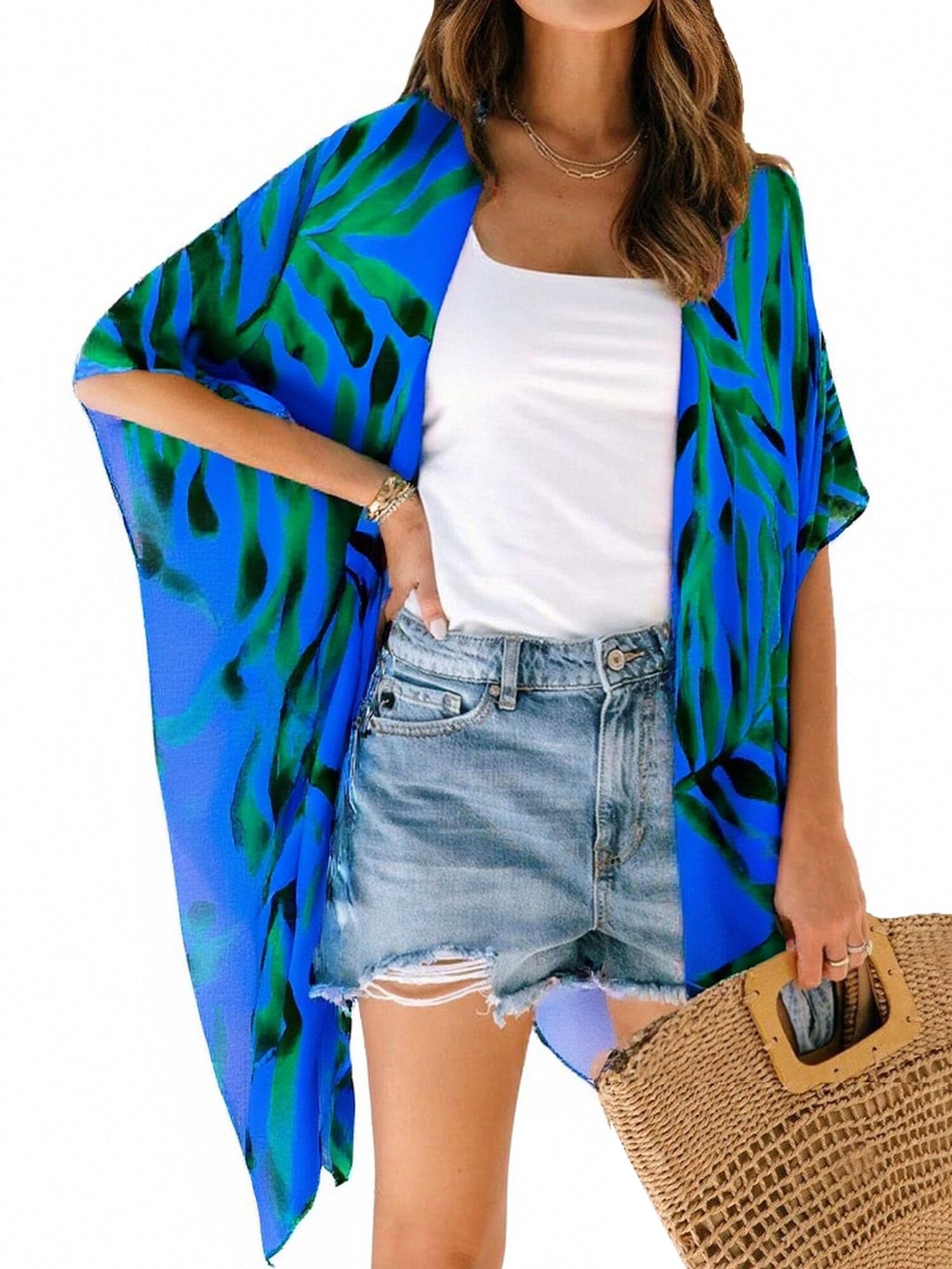 Spicy Sandia Women’s Oversized Boho Kimonos Lightweight Summer Cardigans