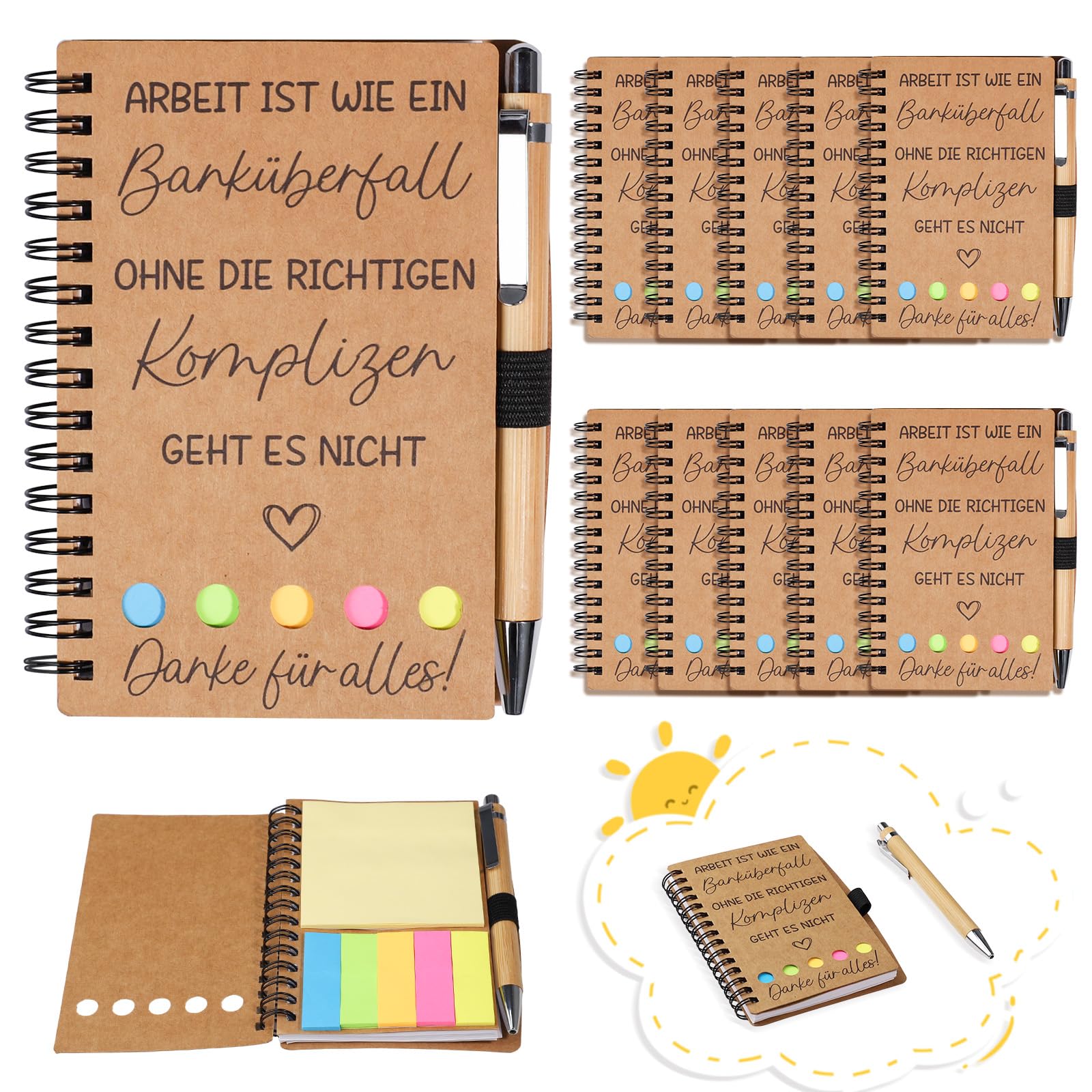 MOVATEK Abschiedsgeschenk für Kollegen, 10PCS Büro Geschenks