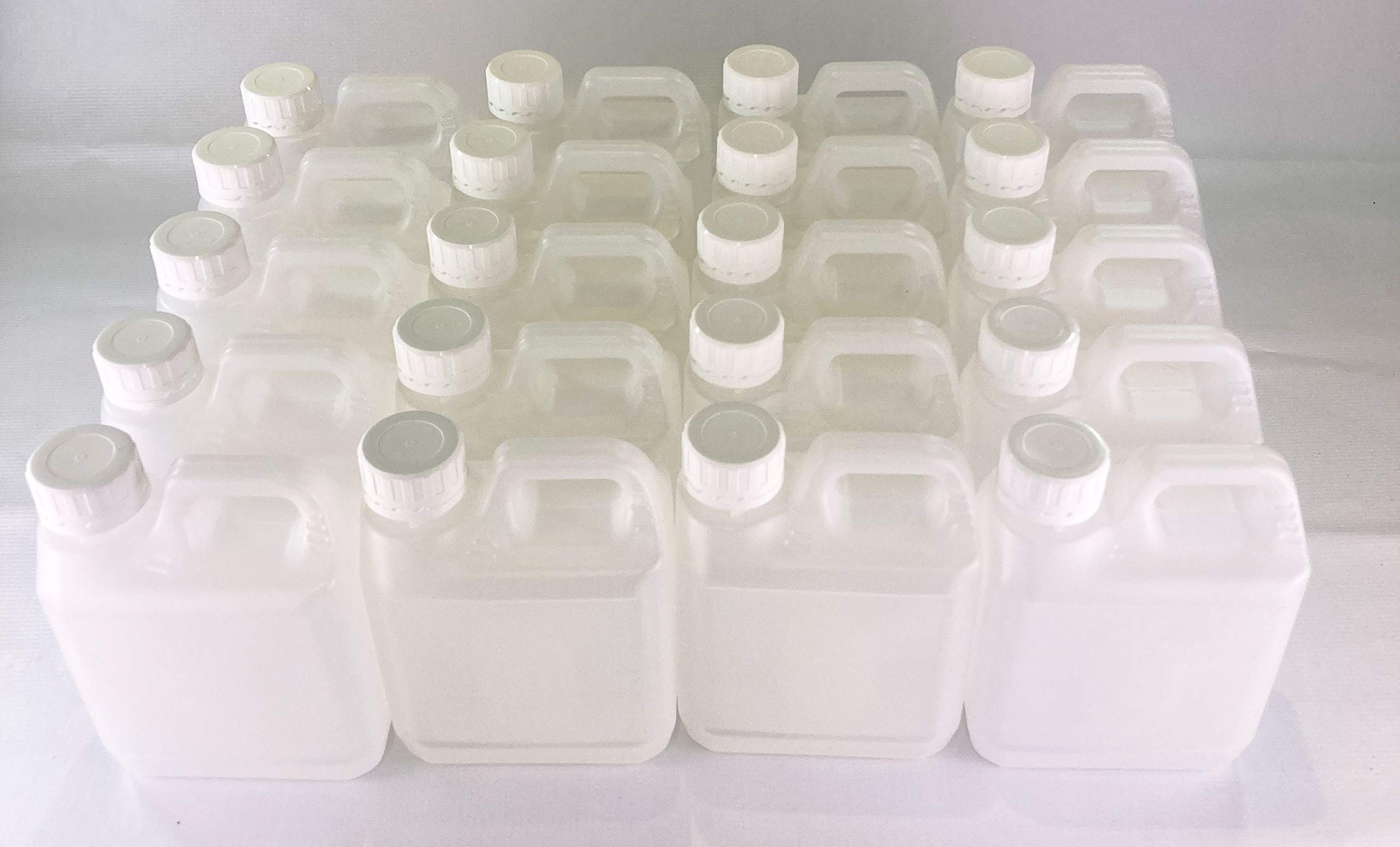 Swindon Composite Supplies 1 Litre Plastic Bottle HDPE - 1000ml natural plastic - Jerrycan (20)
