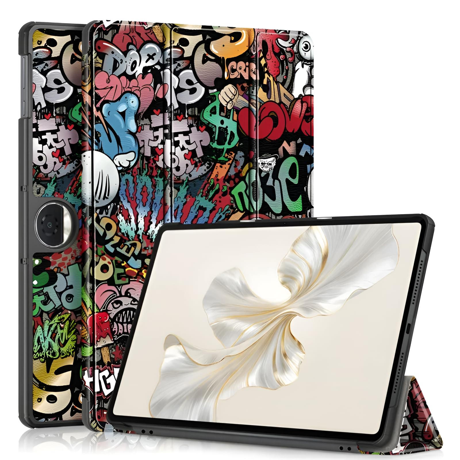 ProElite Cover for Honor Pad 9 12.1 inch Case Cover, Smart Trifold Flip case Cover for Honor Pad 9 12.1 inch, Hippy (B0CY5GT6V7) Amazon Price History, Amazon Price Tracker
