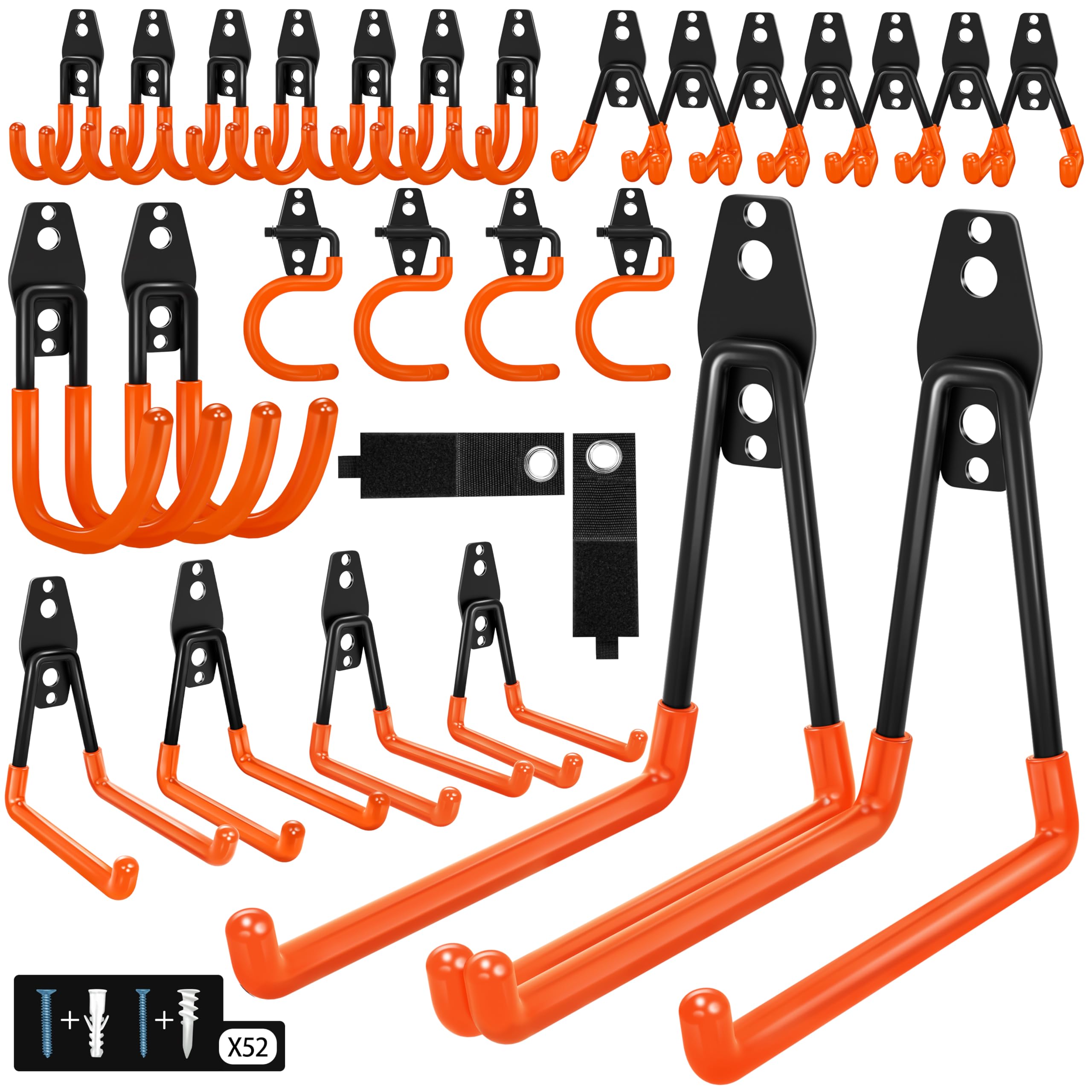 Heavy Duty Garage Hooks - Maximize Storage -8