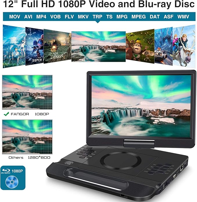 Amazon Com Fangor 13 3 Inch Portable Bluray Player With 12 Hd Swivel Screen 5 Hours Rechargeable Battery And Remote Control Hdmi Out Av In Multi Media Player Usb Sd Card Last Memory Region Free Electronics Amazon Com Fangor 13 3 Inch Portable Bluray Player With 12 Hd Swivel Screen 5 Hours Rechargeable Battery And Remote Control Hdmi Out Av In Multi Media Player Usb Sd Card Last Memory Region Free Electronics
