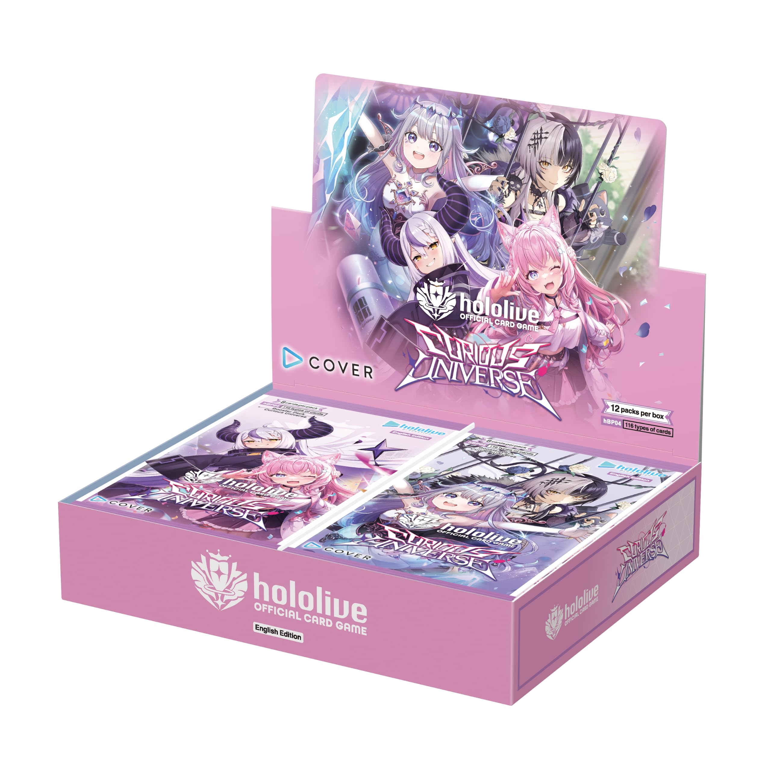 Hololive Official Card Game Curious Universe Booster Box, 12 Packs