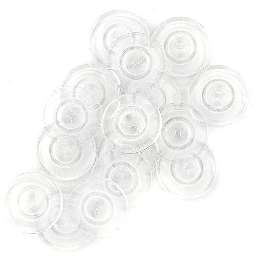 Dritz Transparente 0669in 16 botones interiores conteo transparente