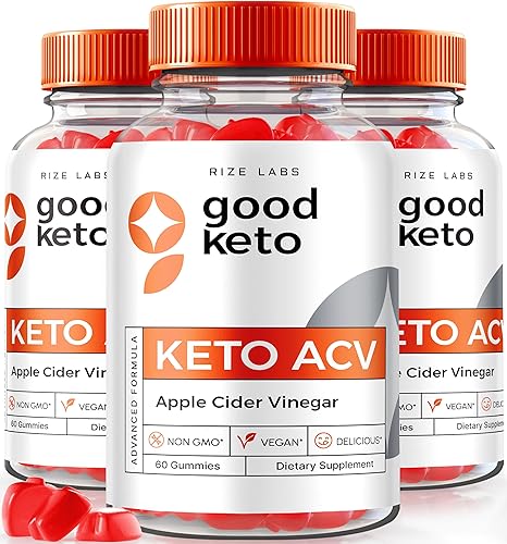Buenas gomitas Keto ACV para una pérdida de peso avanzada, todo natural, fórmula premium, suplemento de vinagre de sidra de manzana (180 gomitas)