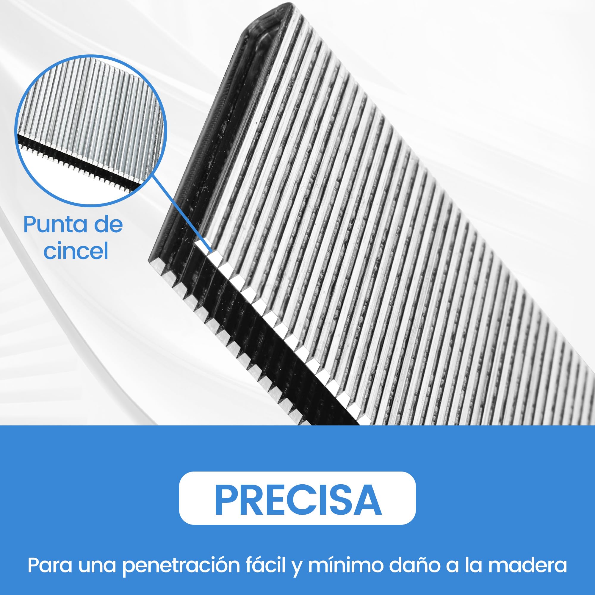 meite Grapas corona estrecha calibre 18/12 mm,corona 5,7 mm,galvanizadas, para tapicería y grapadoras eléctricas/neumáticas de corona estrecha, 8000 unidades