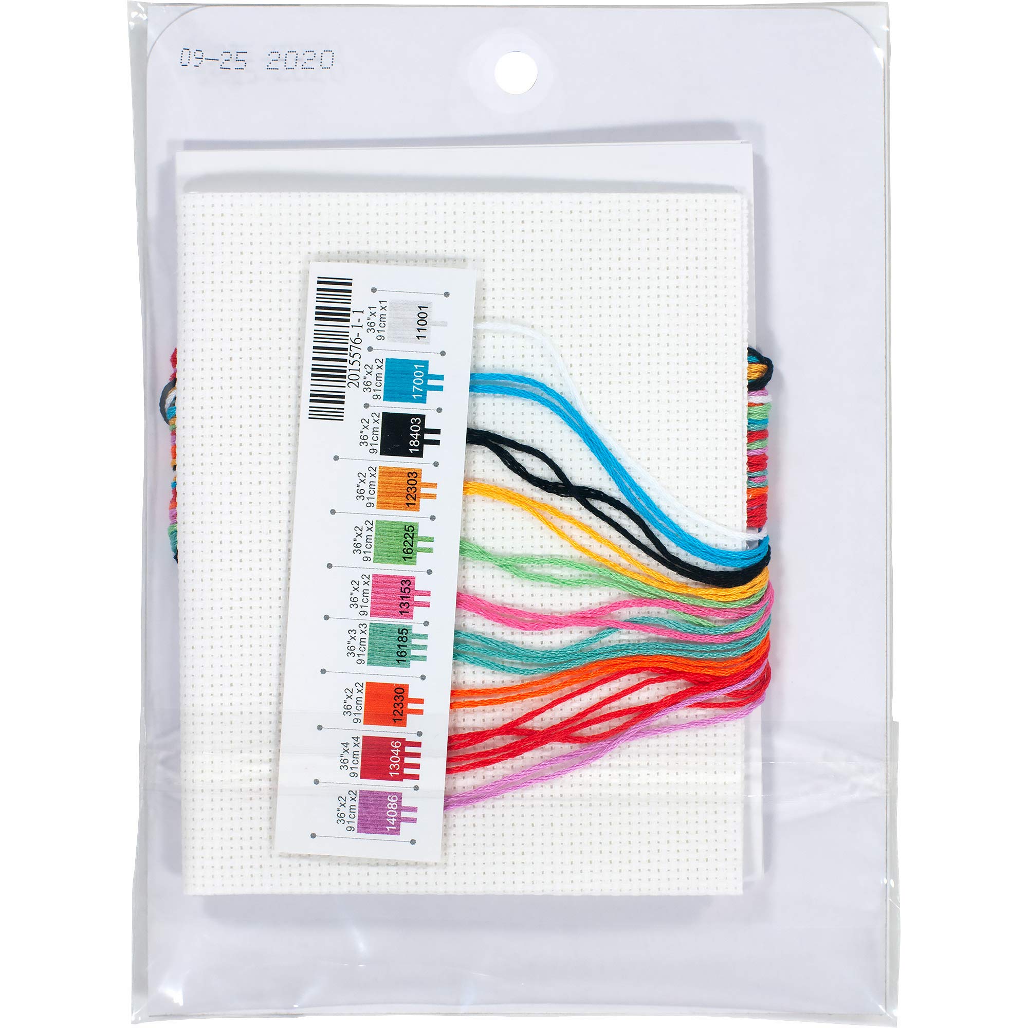 Kit Broderie Point De Croix Compté Multicolore – Motif Chats Adorable 12,7 X 17,8 Cm
