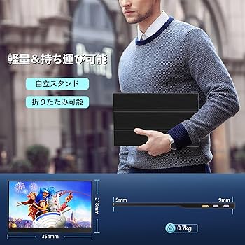 Amazon.co.jp: Laptomo モバイルモニター 15.6インチ 1920×1080 FHD